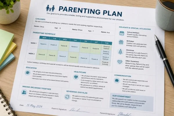 Understand parenting plans Pontypridd